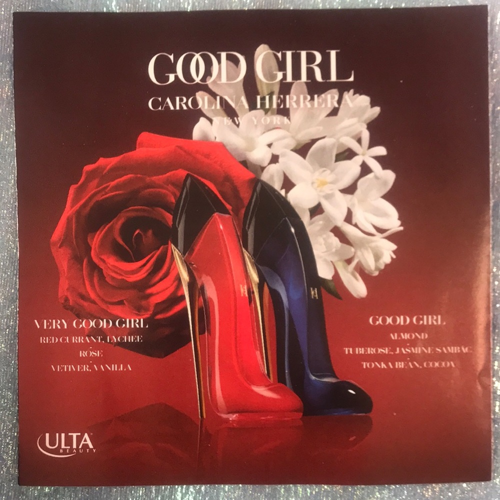 LAST CHANCE! 🆓 FREE W/ ANY BUNDLE Carolina Herrera Very Good Girl Sample Card
